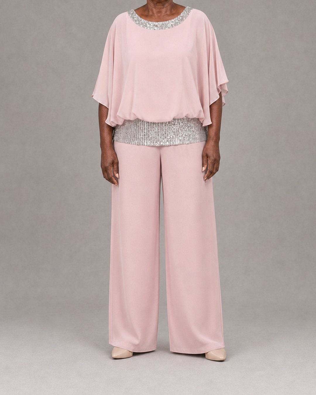 Anita in baby pink