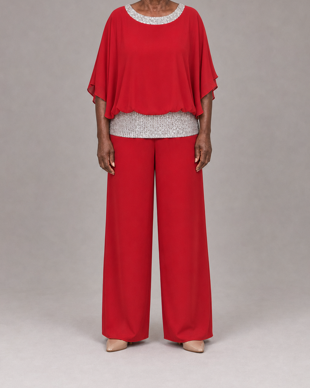 Anita in scarlet red