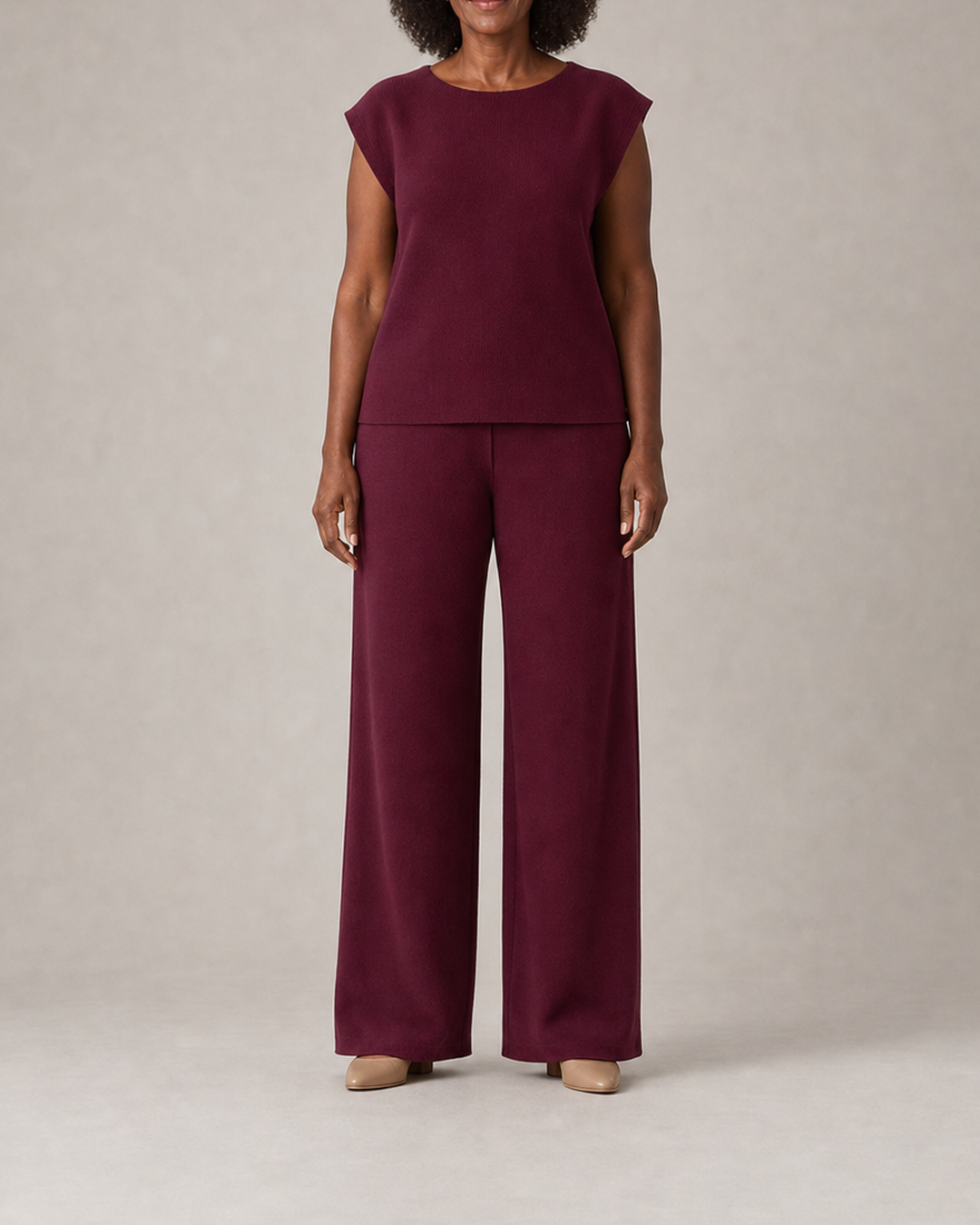 Charlotte in wine red