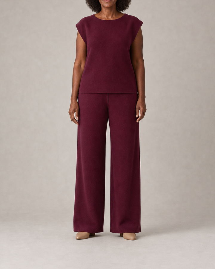 Charlotte in wine red