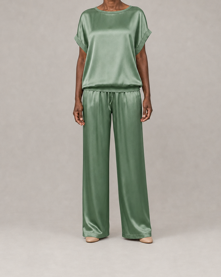 Elara in emerald green
