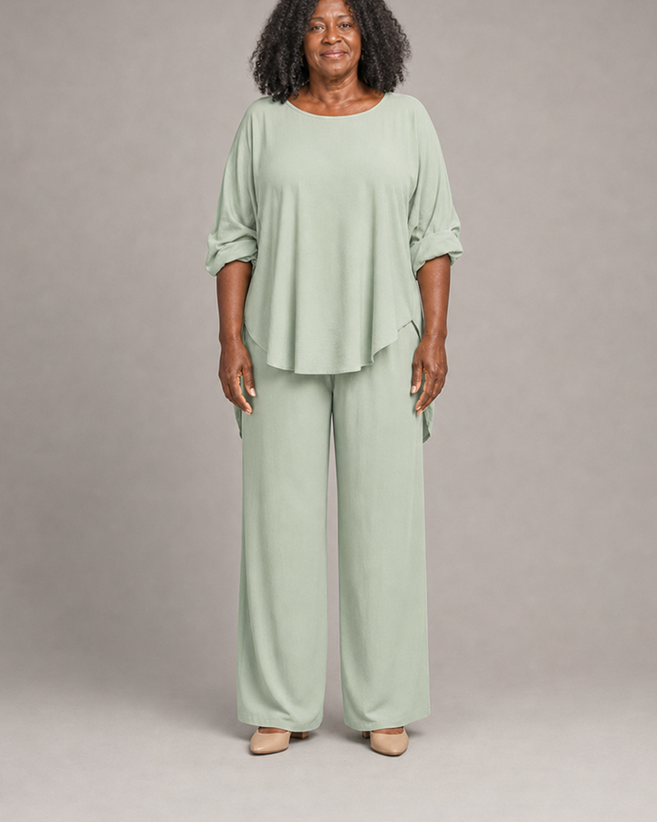 Ella in sage green