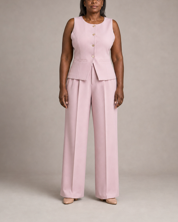 Ameline in baby pink