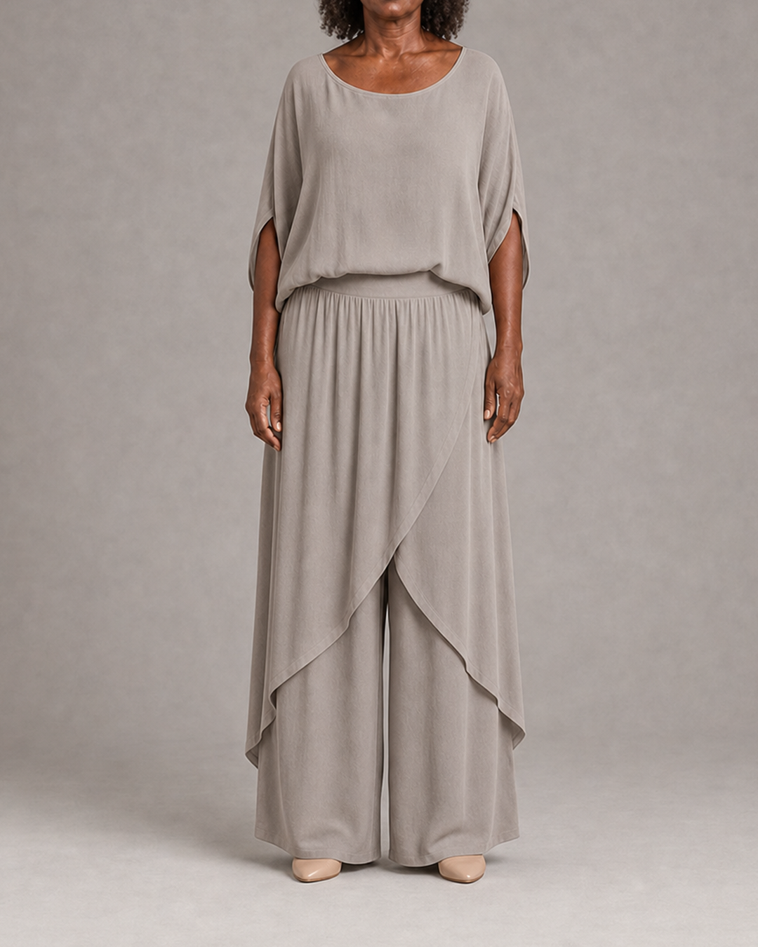 Mirea in khaki beige