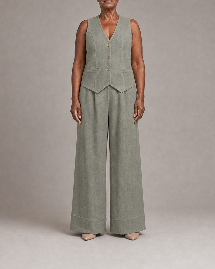 Peggy in army green