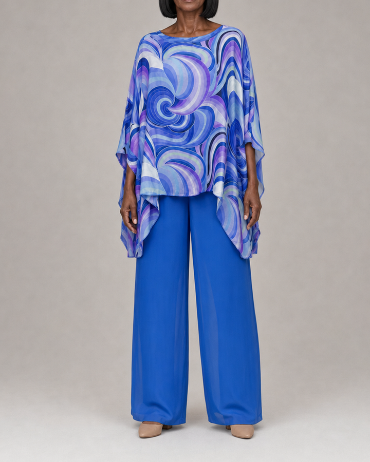 Lorna in royal blue