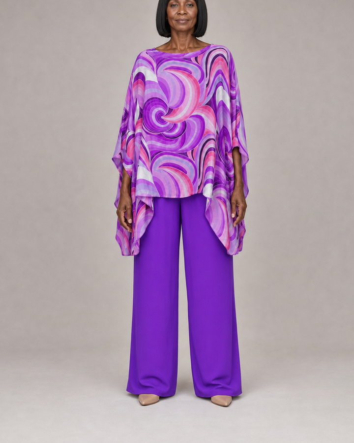 Lorna in violet purple