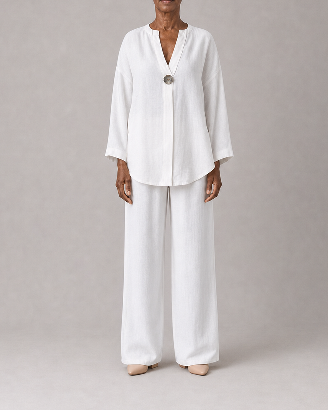 Elena in ivory white