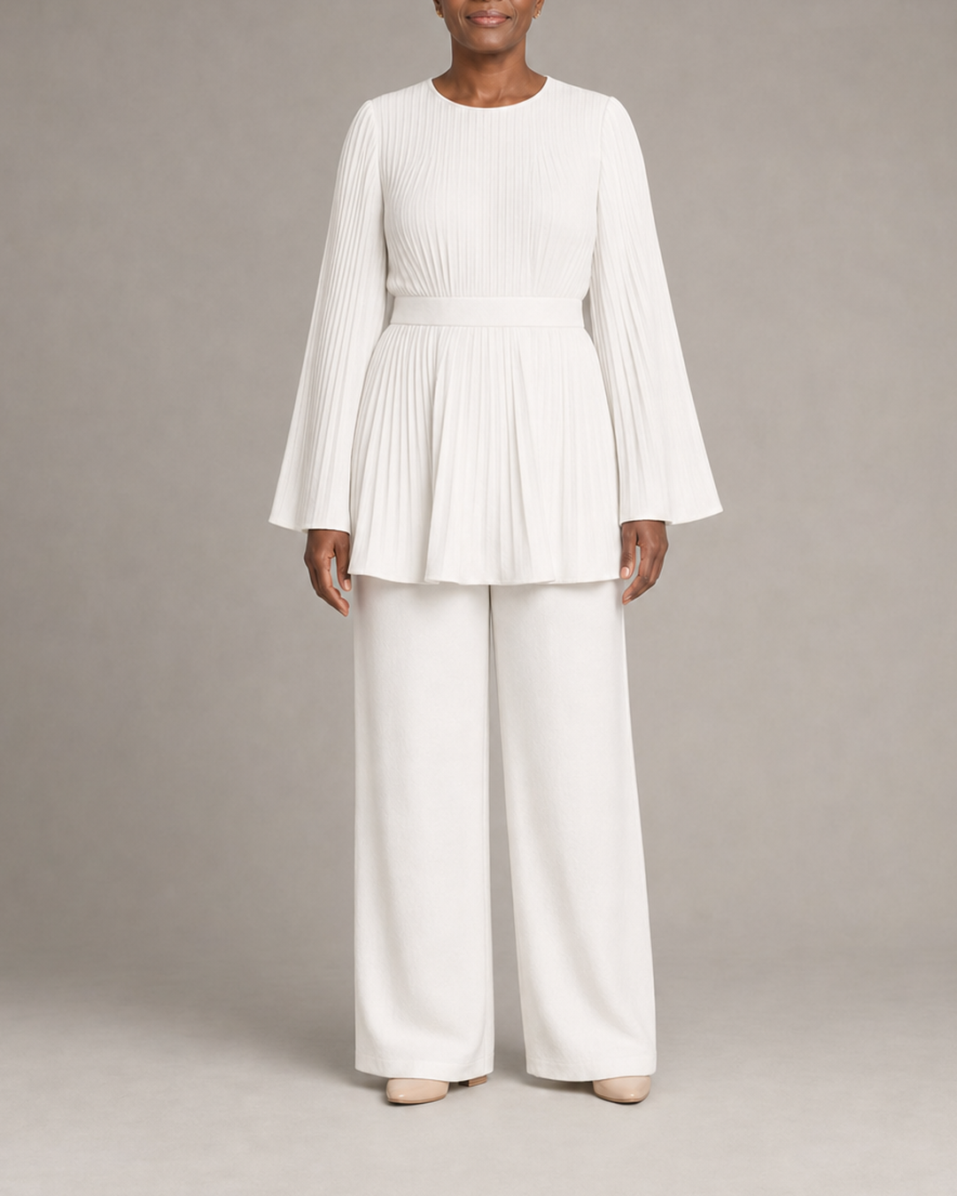 Evelina in ivory white