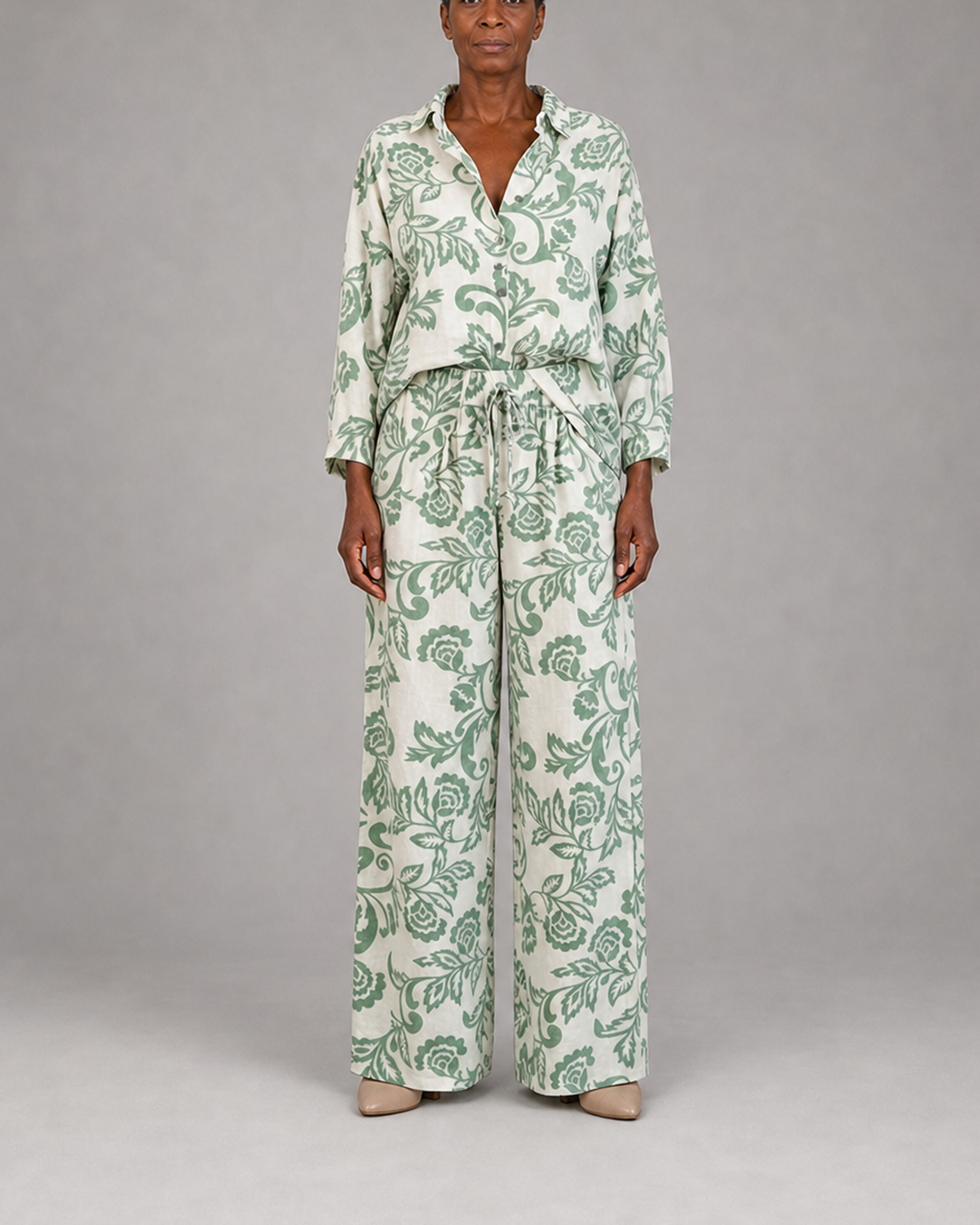 Eliane in sage green