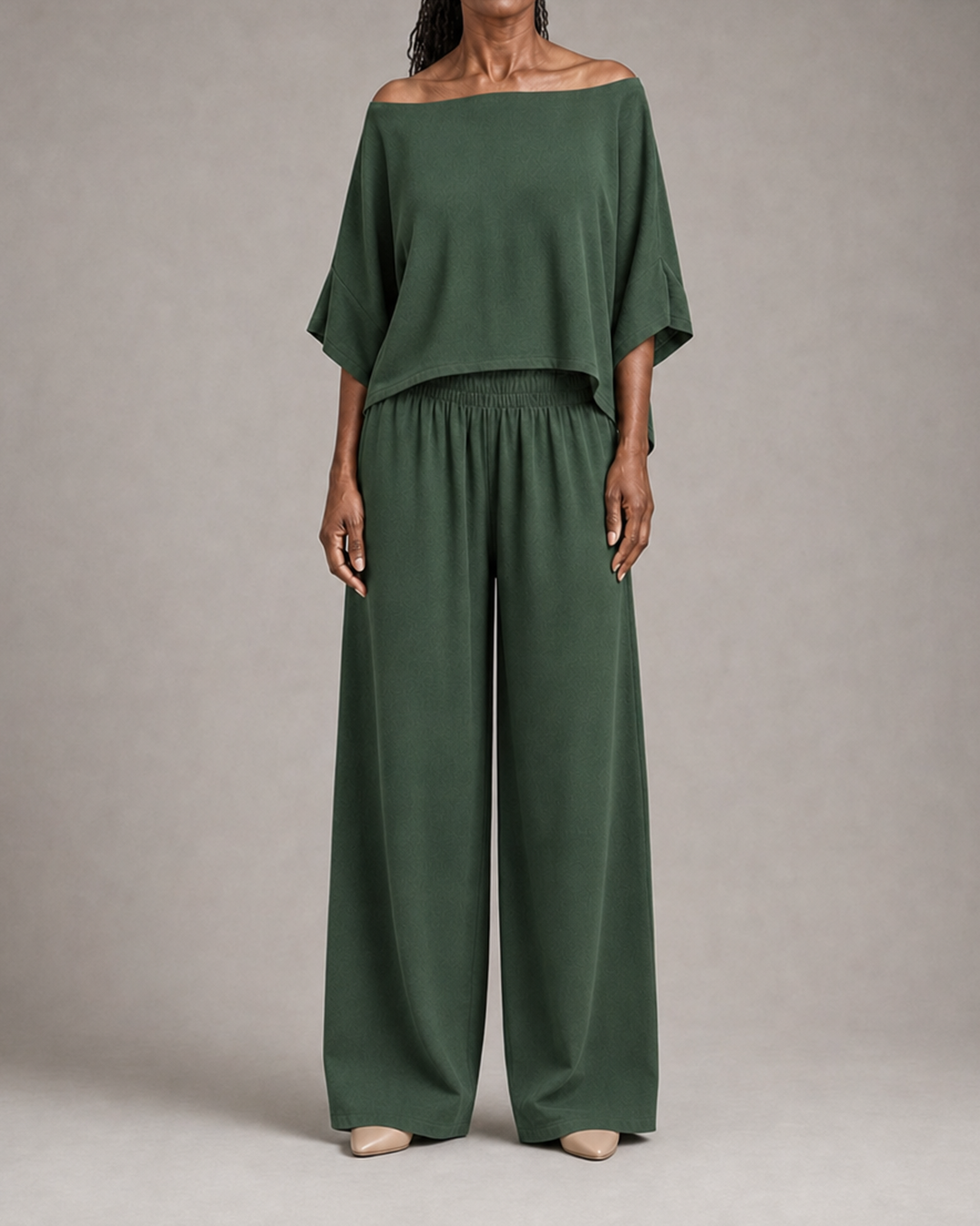 Amara in army green