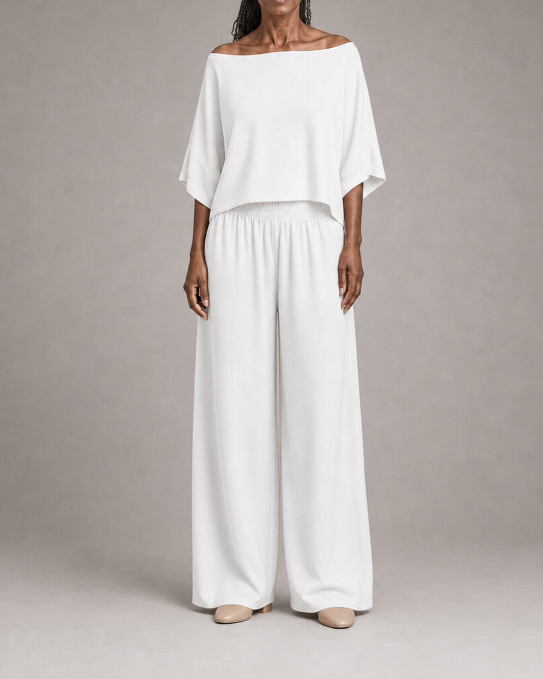 Amara in ivory white