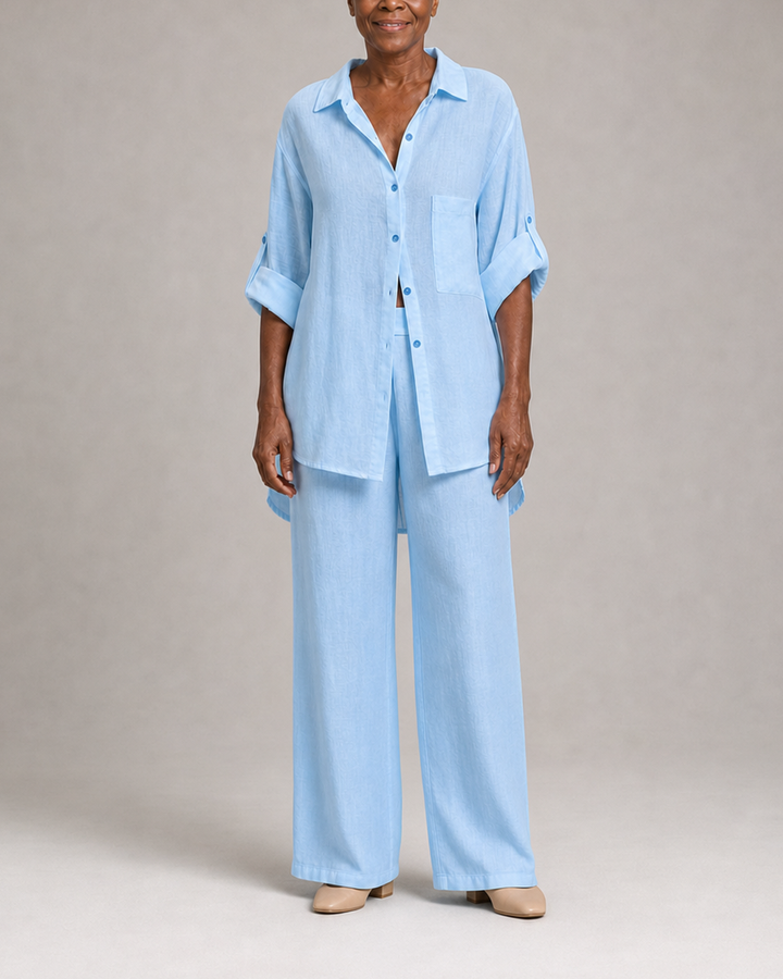 Merla in sky blue