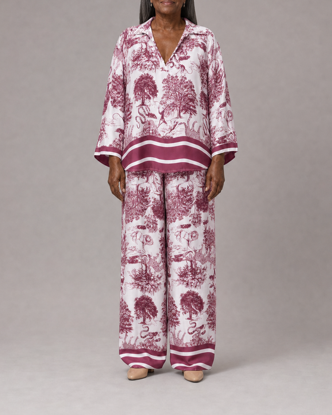 Georgia in muted pink