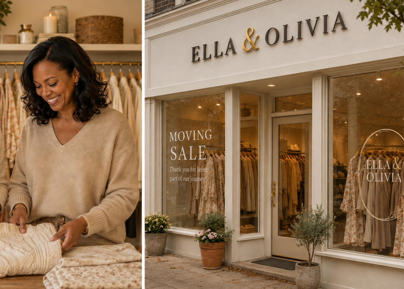 The Ella & Olivia storefront in Atlanta