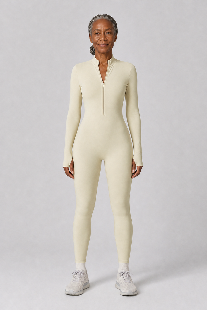 Rosalba in Oat Apricot One-Piece
