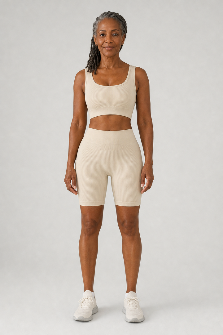 Roselle in Off-White Set