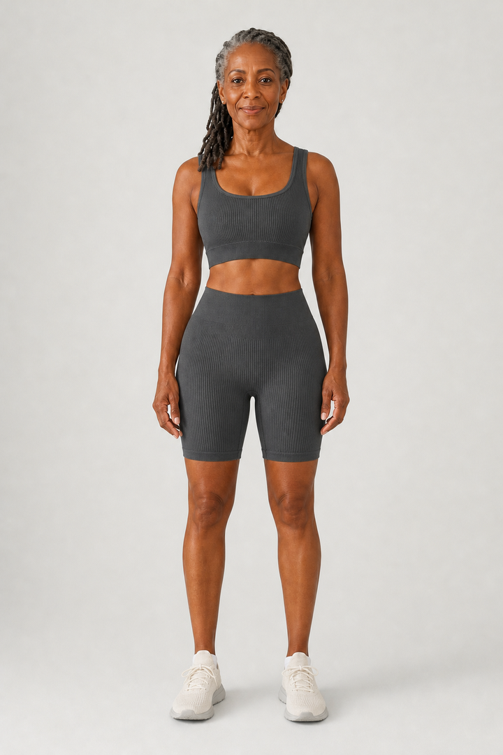 Roselle in Gray Set