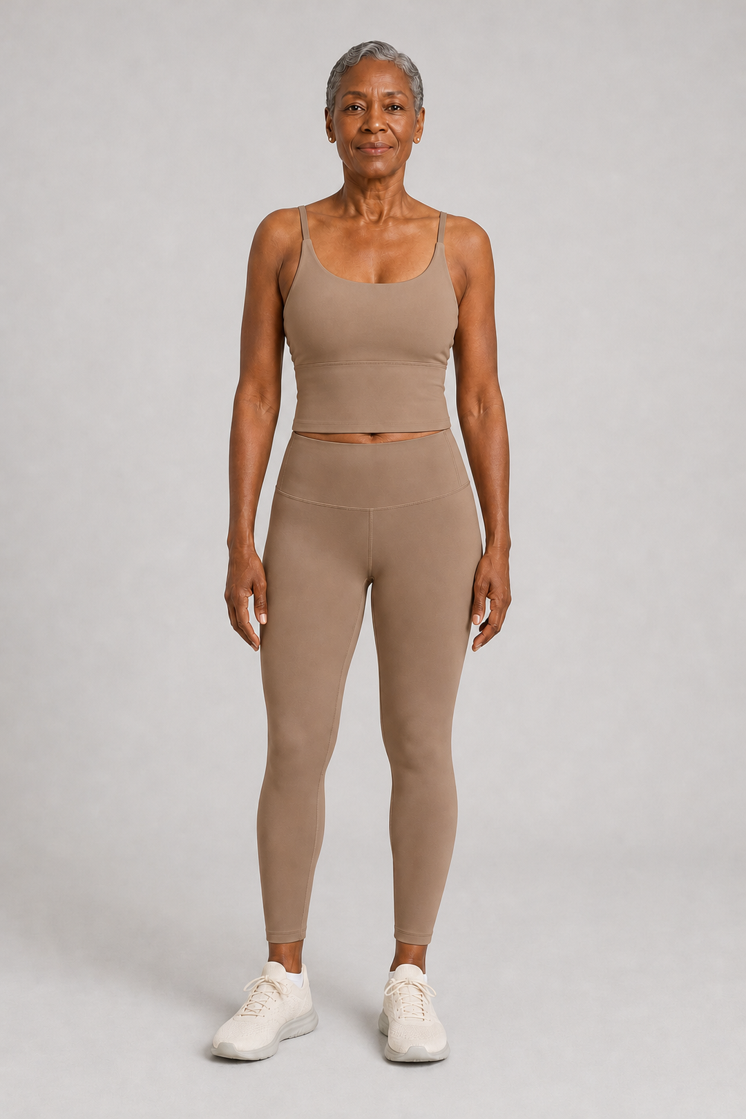 Lanelle in Ivory & Cocoa Two-Piece