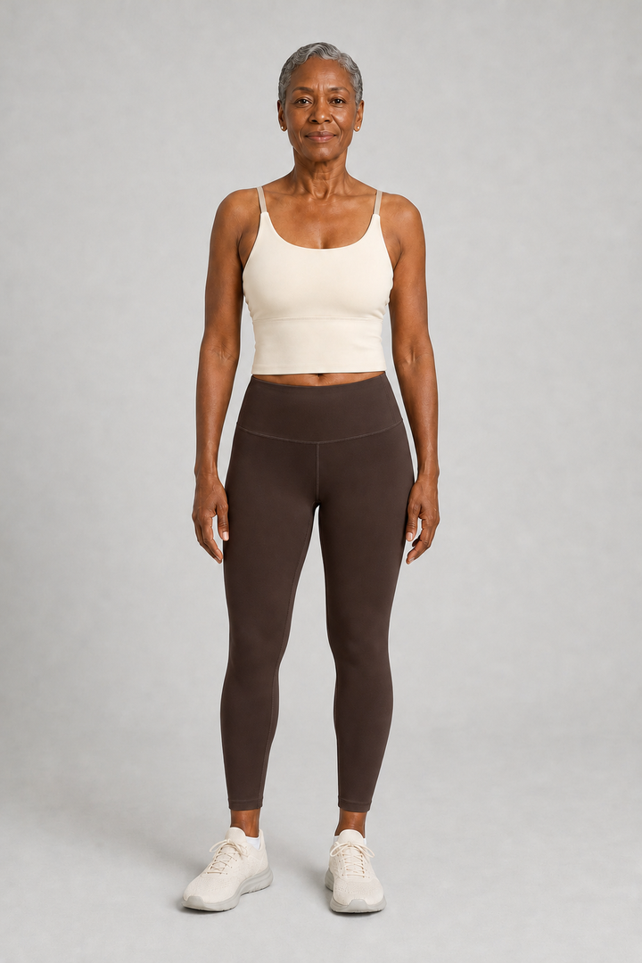 Lanelle in Ivory & Espresso Two-Piece