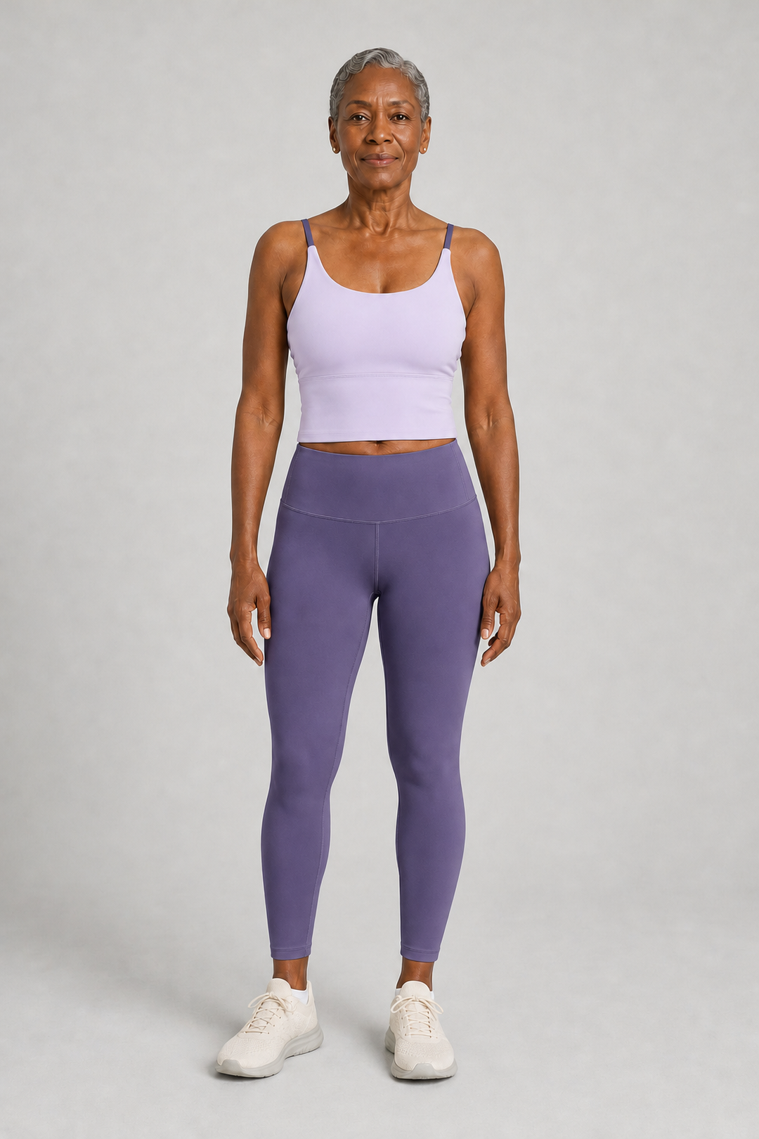 Lanelle in Orchid Plum & Deep Aubergine Two-Piece