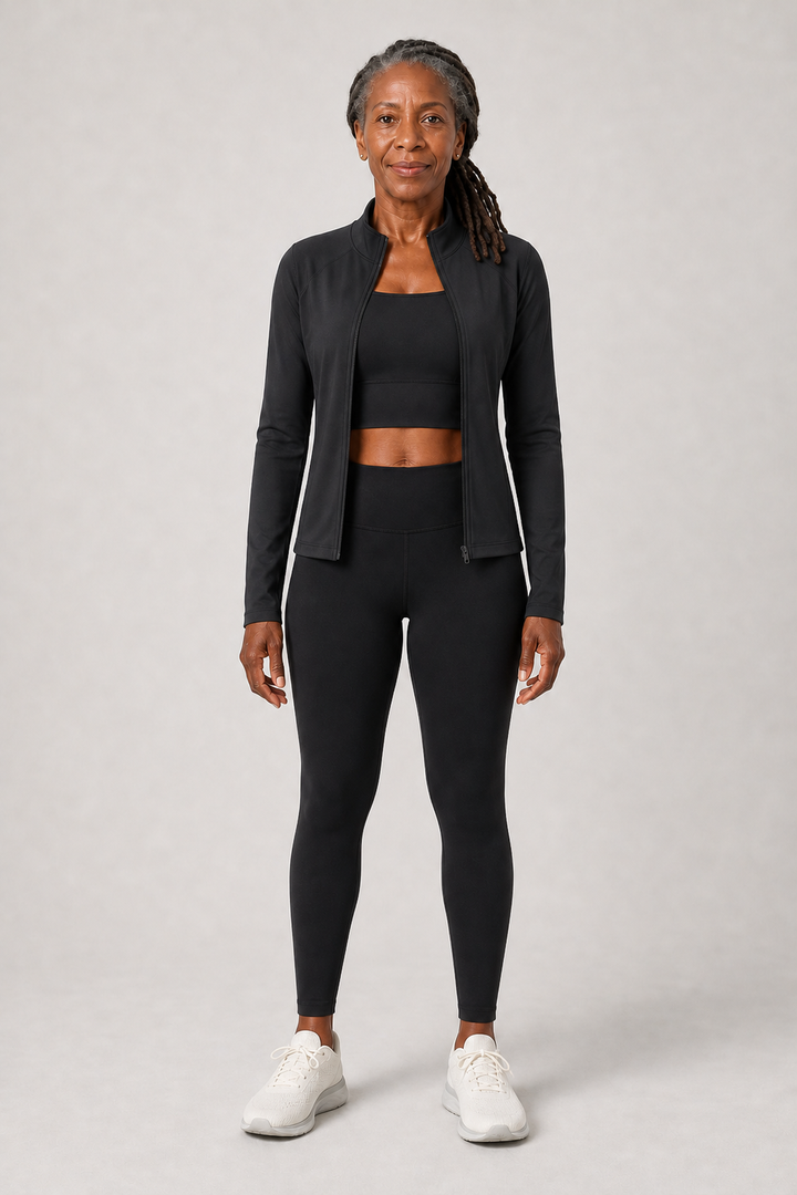 Rosemarie in Starlit Black Three-Piece