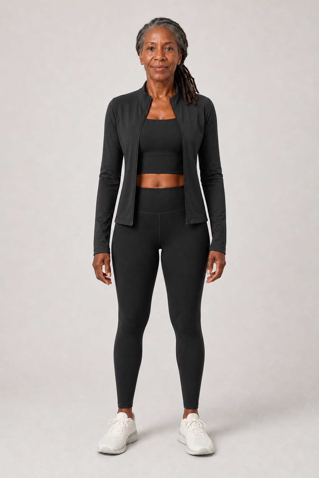 Rosemarie in Starlit Black / Starlit Black / Whale Blue Three-Piece