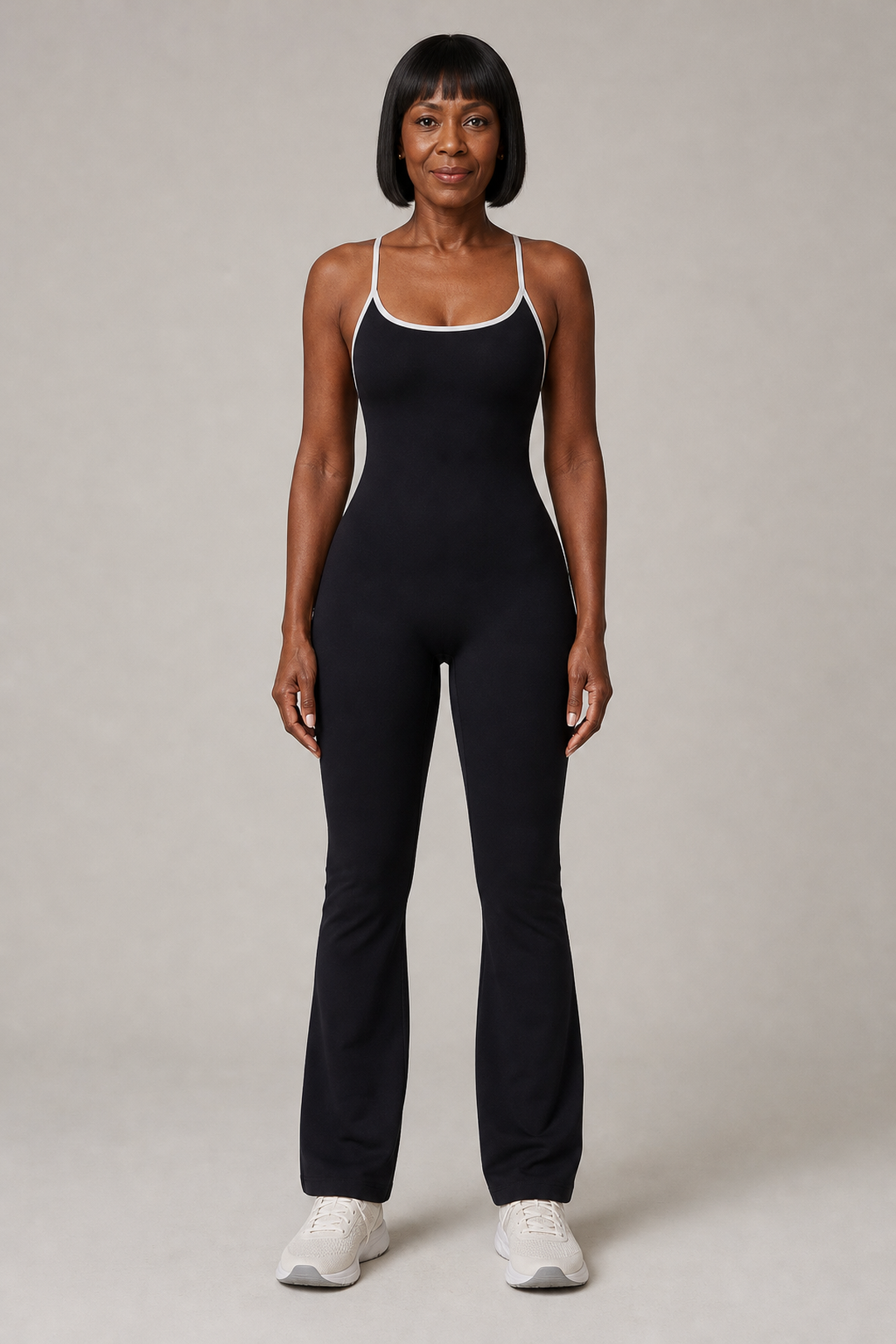 Carolyne in Rich Black One-Piece