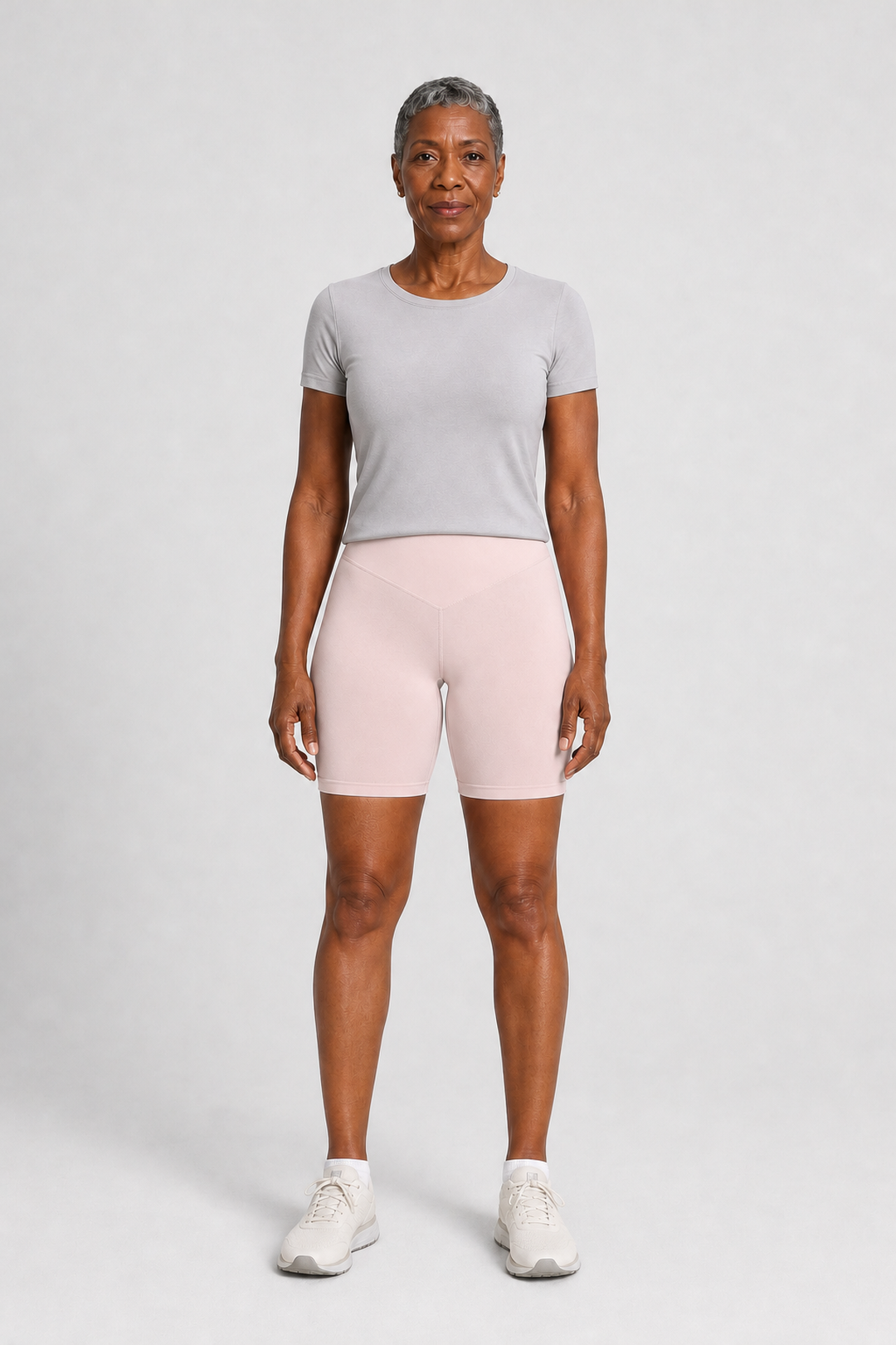 Hazeline in Porcelain Pink — Shorts Only