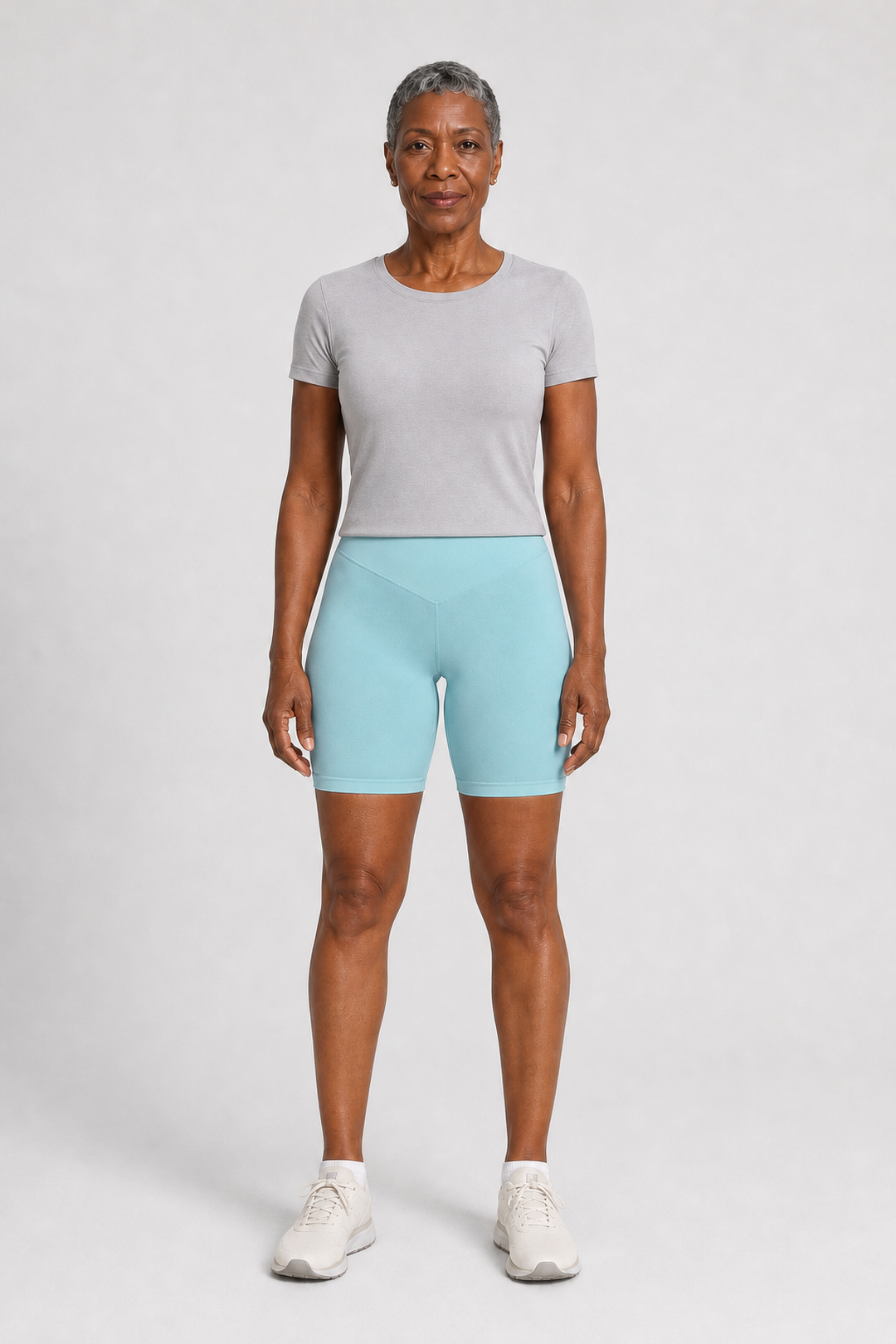 Hazeline in Soft Green — Shorts Only