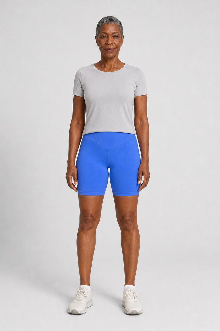 Hazeline in Electric Blue — Shorts Only