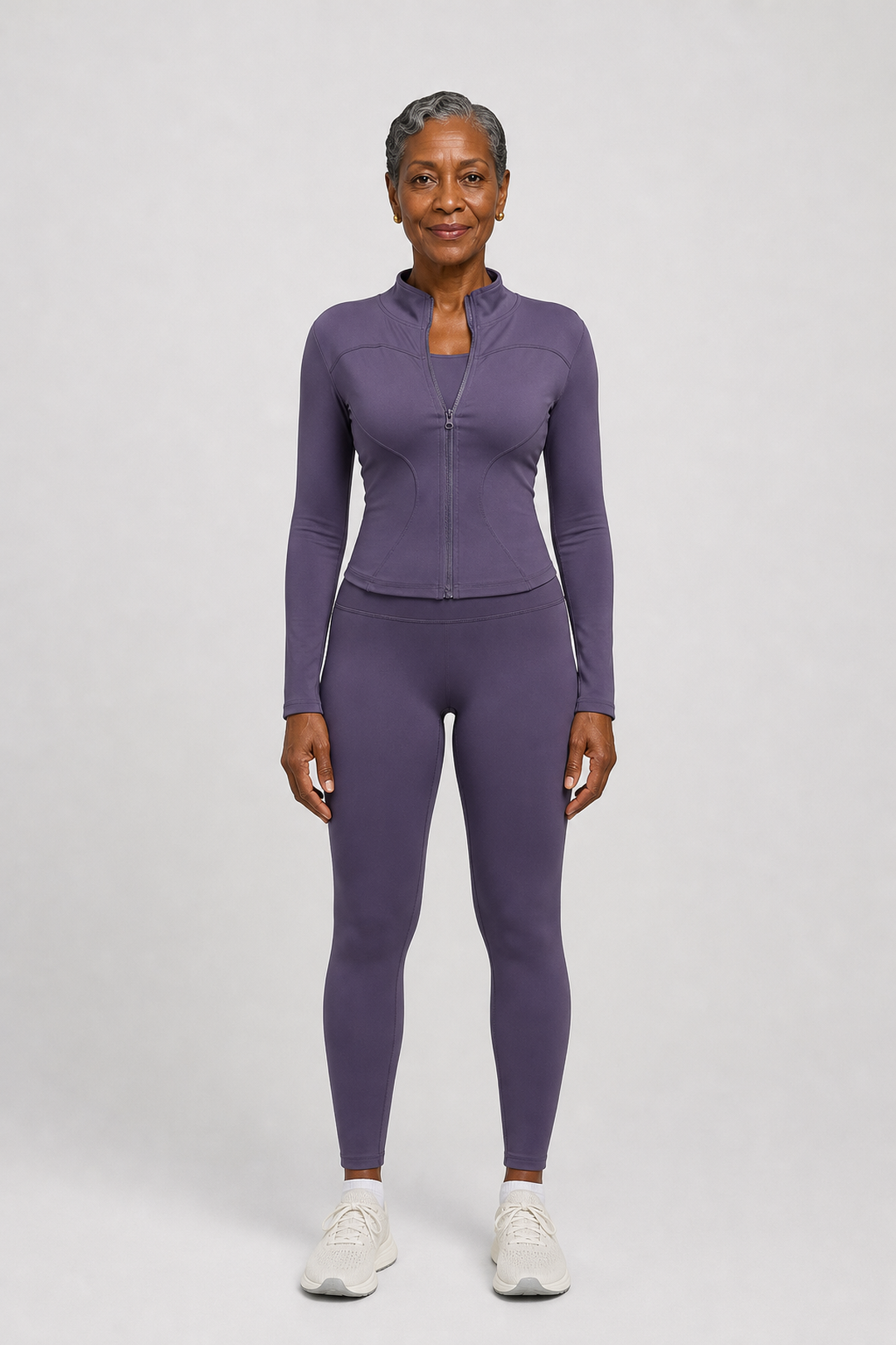 Adesuwa in Deep Aubergine Two-Piece Set