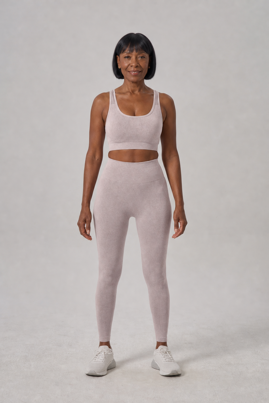 Octavie in Khaki Bra + Long Trousers
