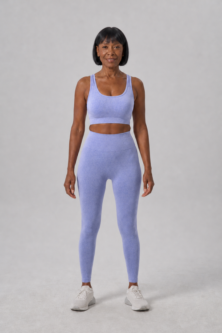 Octavie in Blue Bra + Long Trousers