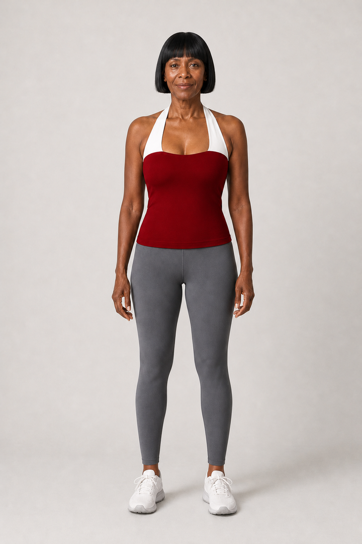 Annalise in Red — Halter Tube Top
