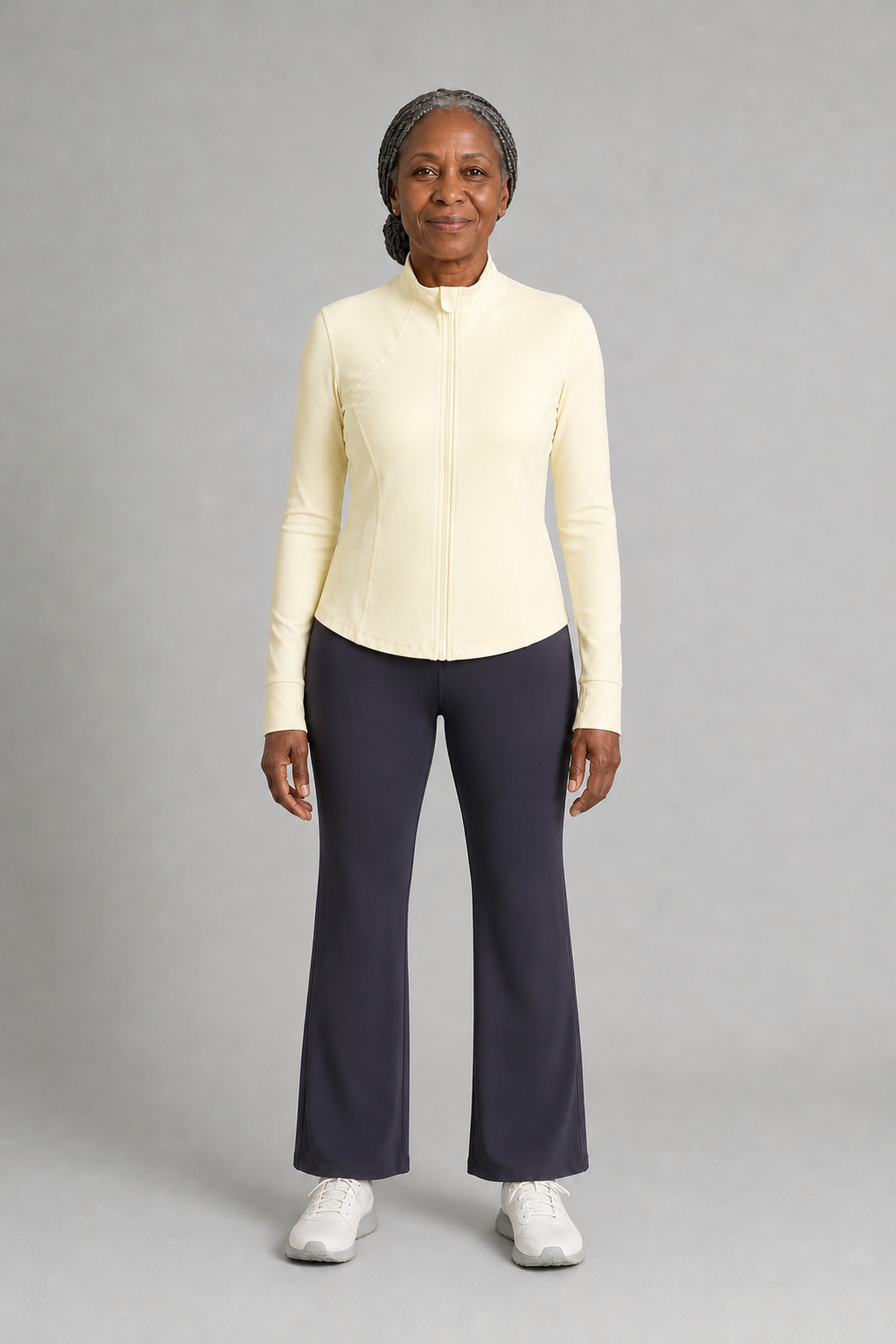 Jacinda in Yellow & Gray Two-Piece