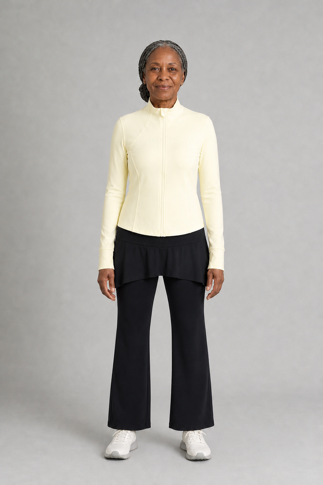 Jacinda in Yellow & Black Two-Piece