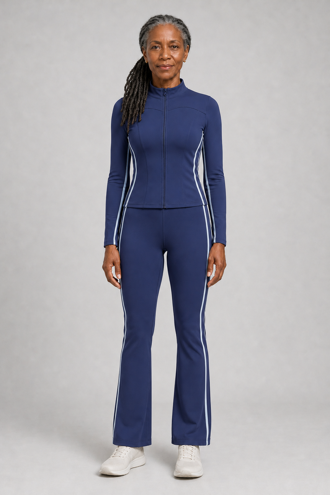 Celestine in Whale Blue Two-Piece Set