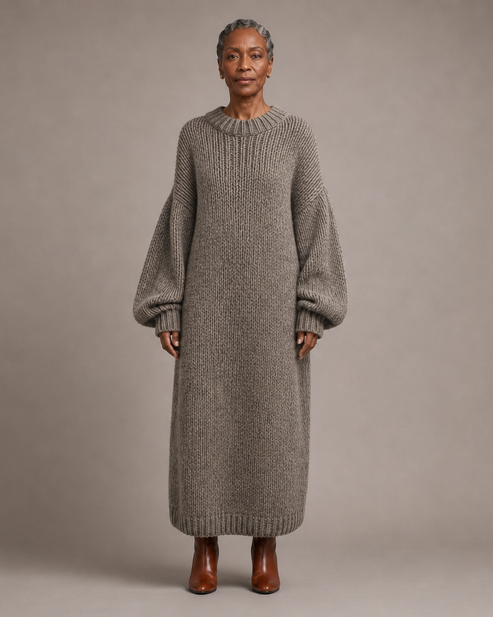 Adara Women's Oversized Knit Maxi Dress