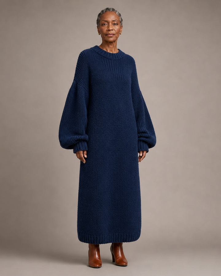 Adara Women's Oversized Knit Maxi Dress