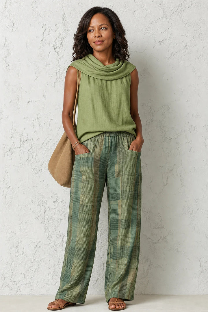 Noor | Easy Wide-Leg Two Piece Set