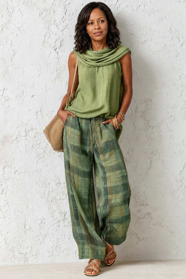 Noor | Easy Wide-Leg Two Piece Set