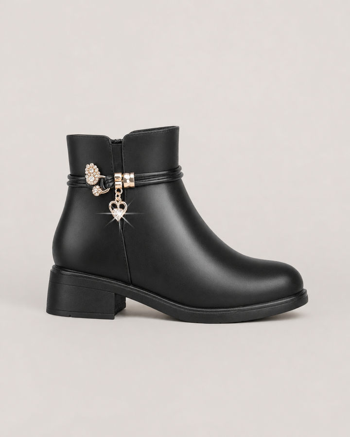 Addie | Lined Low Heel Ankle Boots