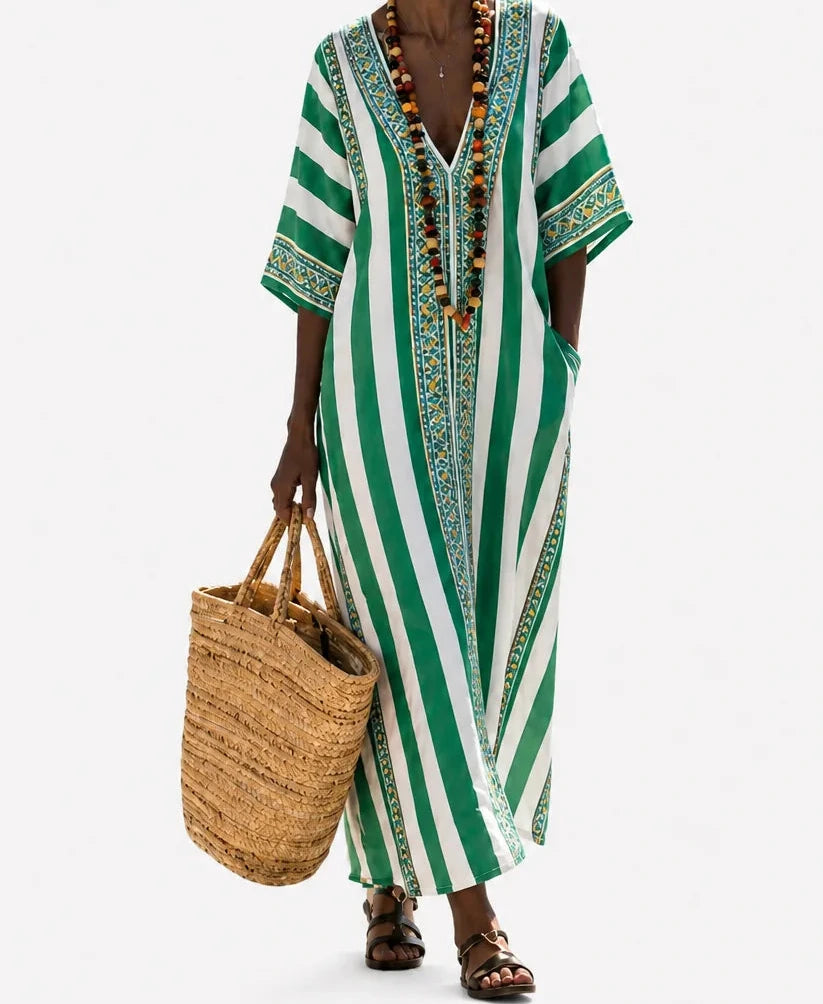 Afia | Resort Kaftan Maxi Dress