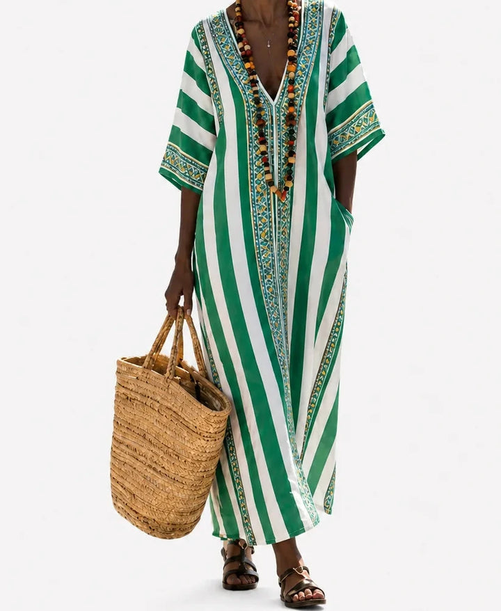 Afia | Resort Kaftan Maxi Dress