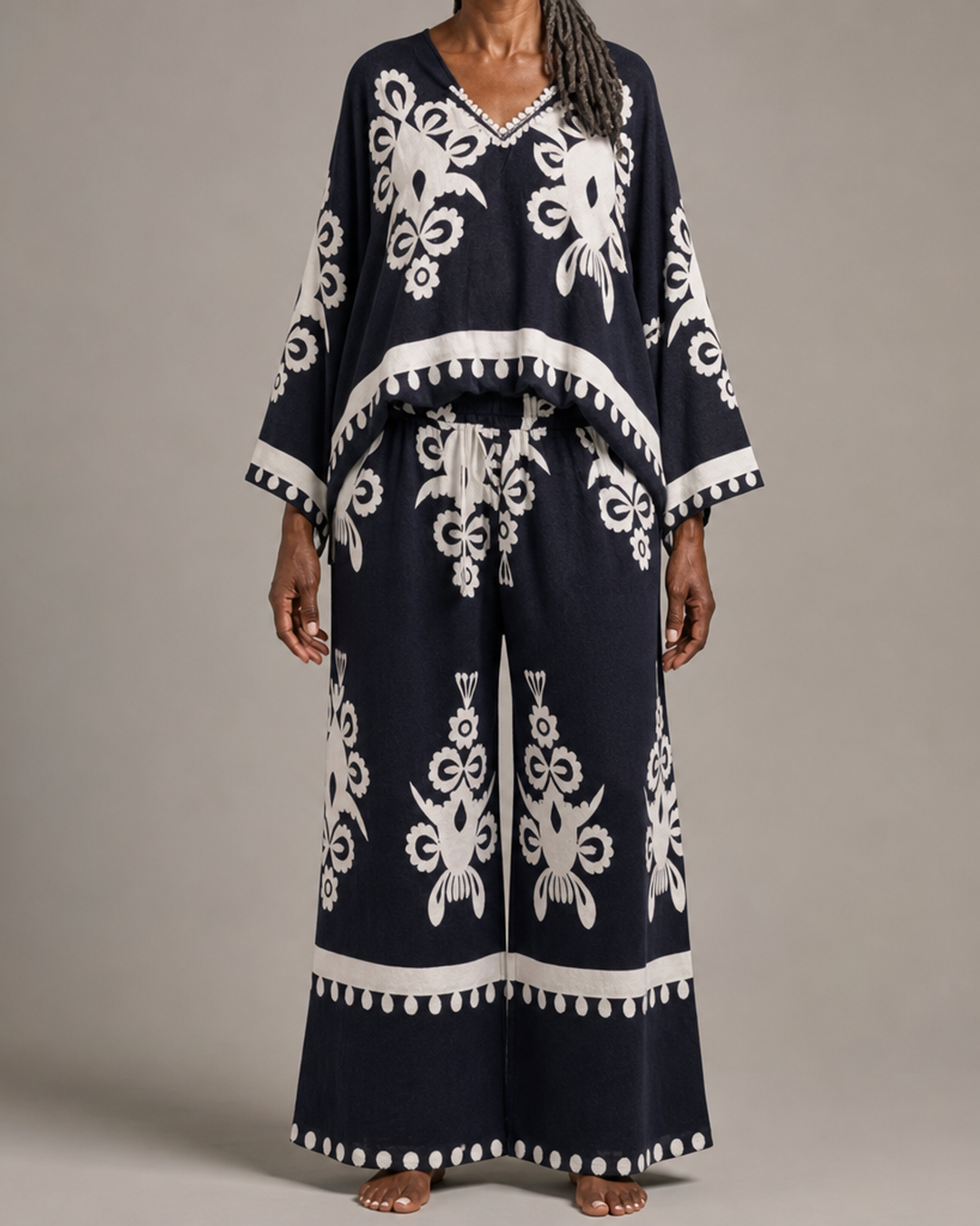 Alessandra | Embroidered Two-piece Set