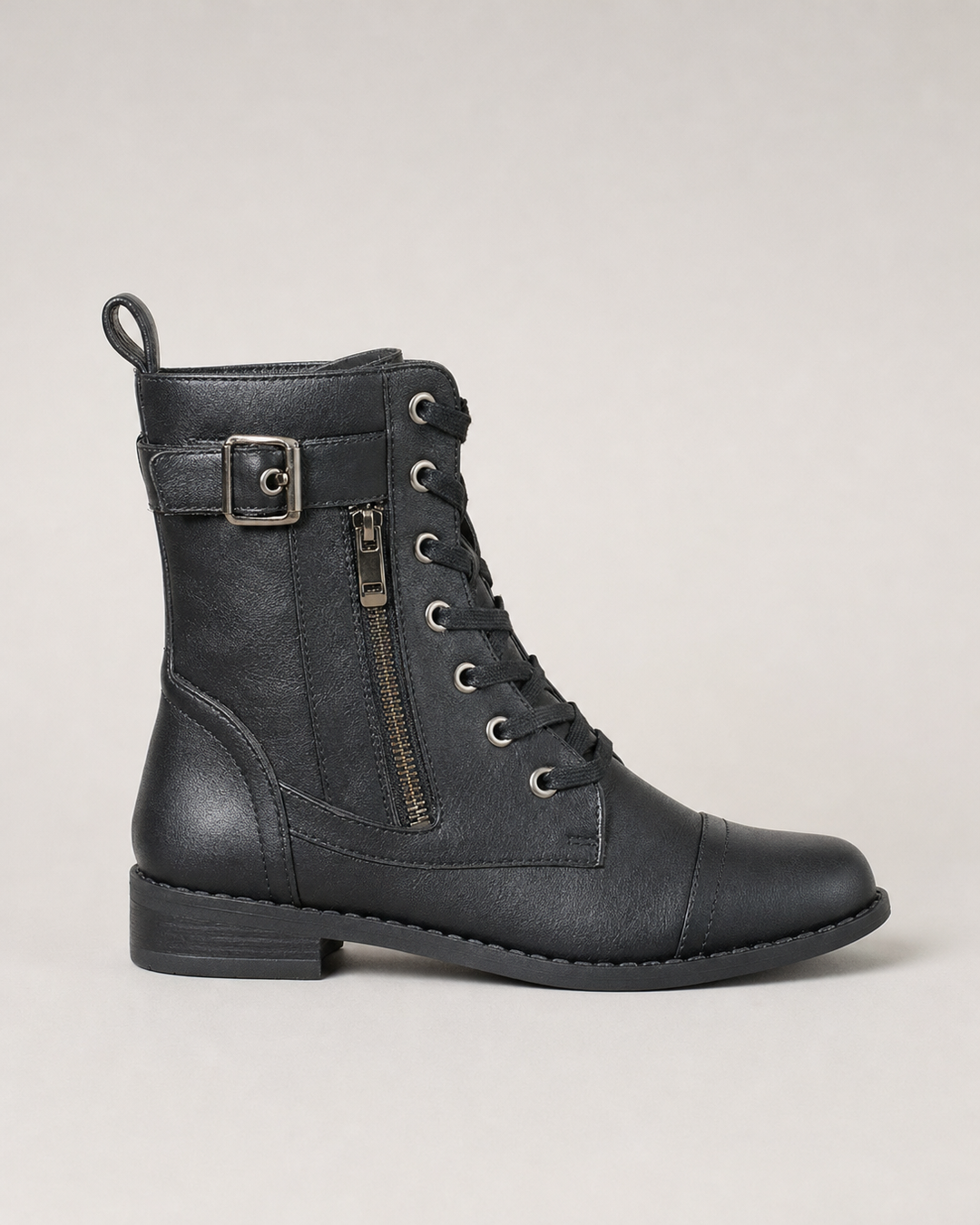Altha | Ankle Boots With Laces And Side Zip