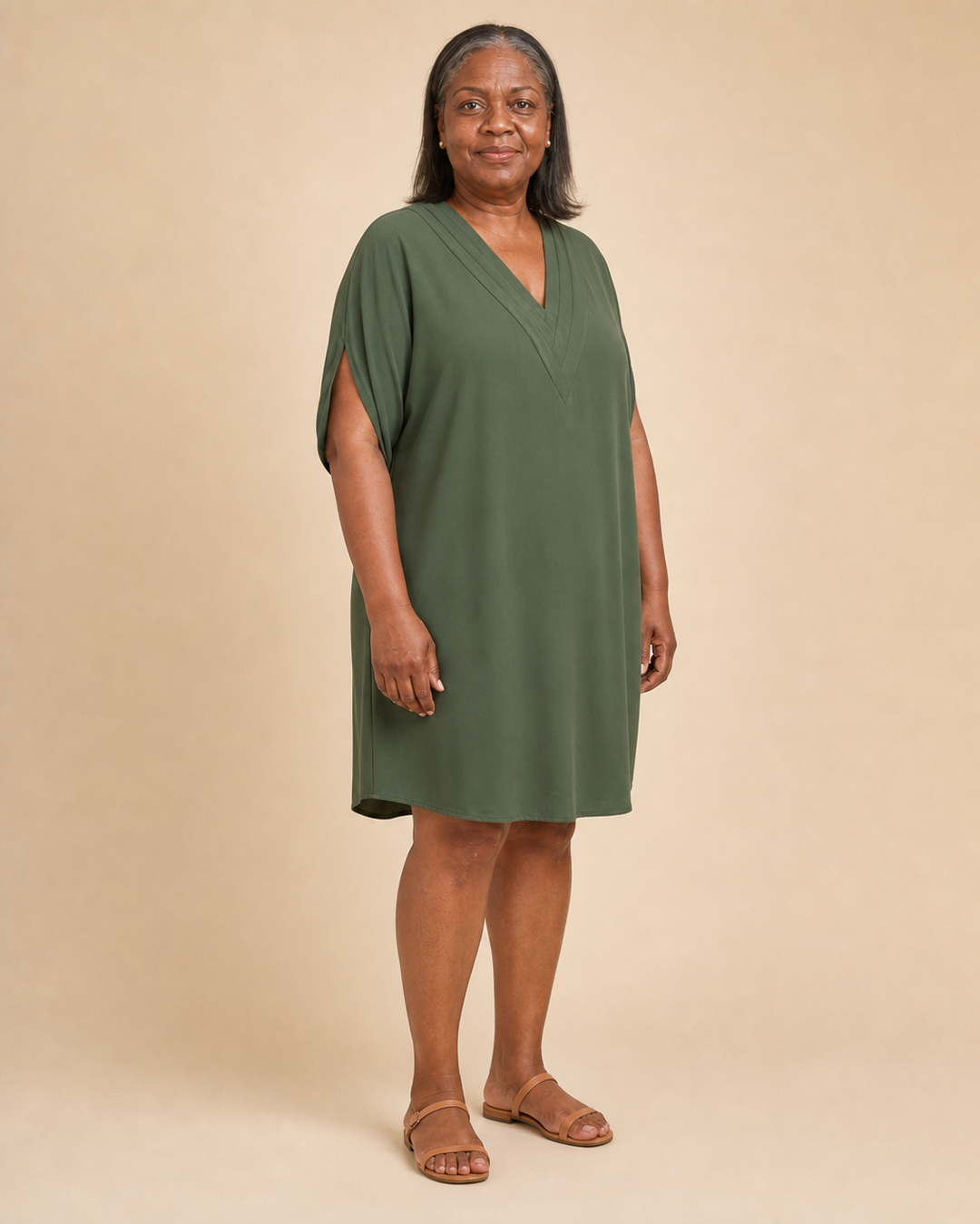 Queenette | Tummy Covering Shift Dress