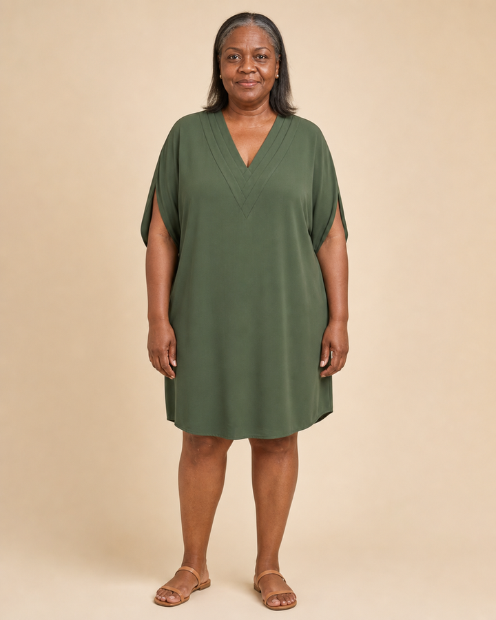 Queenette | Tummy Covering Shift Dress