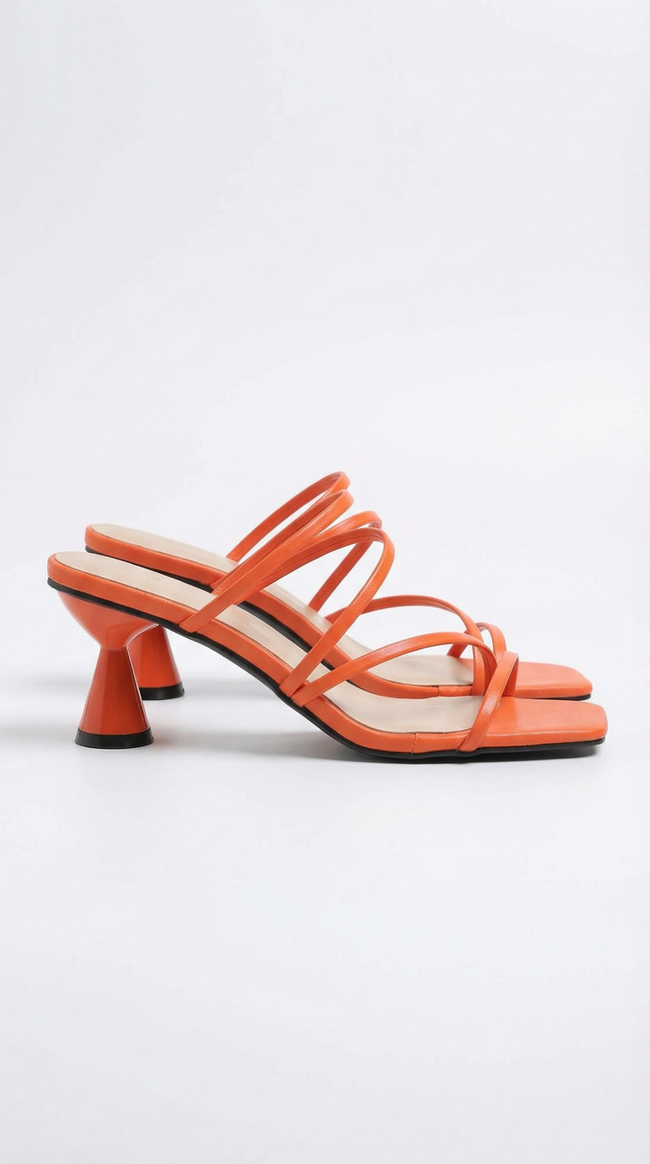 Oralee | Strappy Block-Heel Sandals